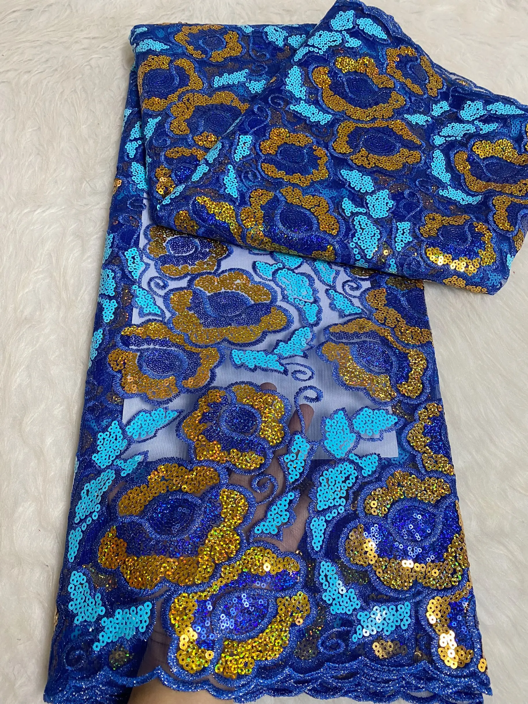 African Lace Fabric with Sequins, Nigerian Lace, Cord Lace, French for Wedding Party Dresses, 2025 High Quality, 5 Yards,
African Lace Fabric with Sequins, Nigerian Lace, Cord Lace, French for Wedding Party Dresses, 2025 High Quality, 5 Yards,