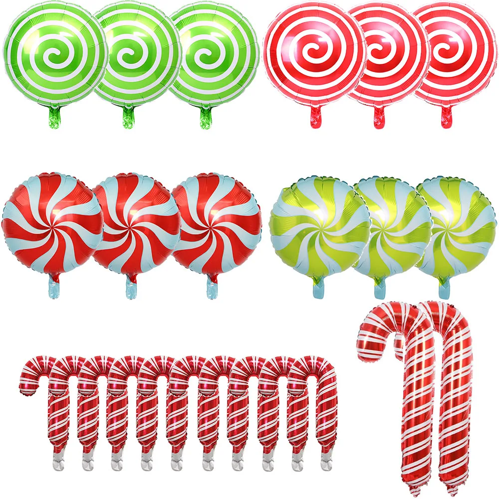Christmas Candy Cane Foil Balloons Xmas Red Green Sweet Candies Balloon Christmas Gift Box Ballon Birthday Party Home Decoration
Christmas Candy Cane Foil Balloons Xmas Red Green Sweet Candies Balloon Christmas Gift Box Ballon Birthday Party Home Decoration