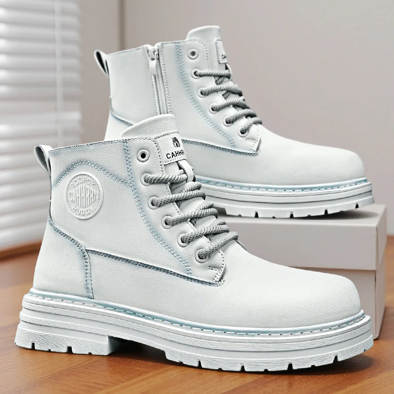 Men's fashionable boots with velvet high top, big yellow boots, small yellow boots, workwear boots, big toe shoes, men's shoes,
Men's fashionable boots with velvet high top, big yellow boots, small yellow boots, workwear boots, big toe shoes, men's shoes,