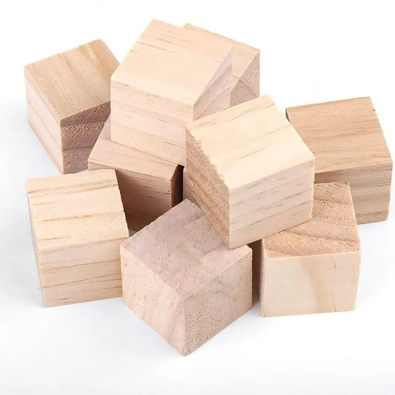 45Pcs 3.5x3.5cm Solid Wood Cubes, for Stamps, Painting & Decor
45Pcs 3.5x3.5cm Solid Wood Cubes, for Stamps, Painting & Decor