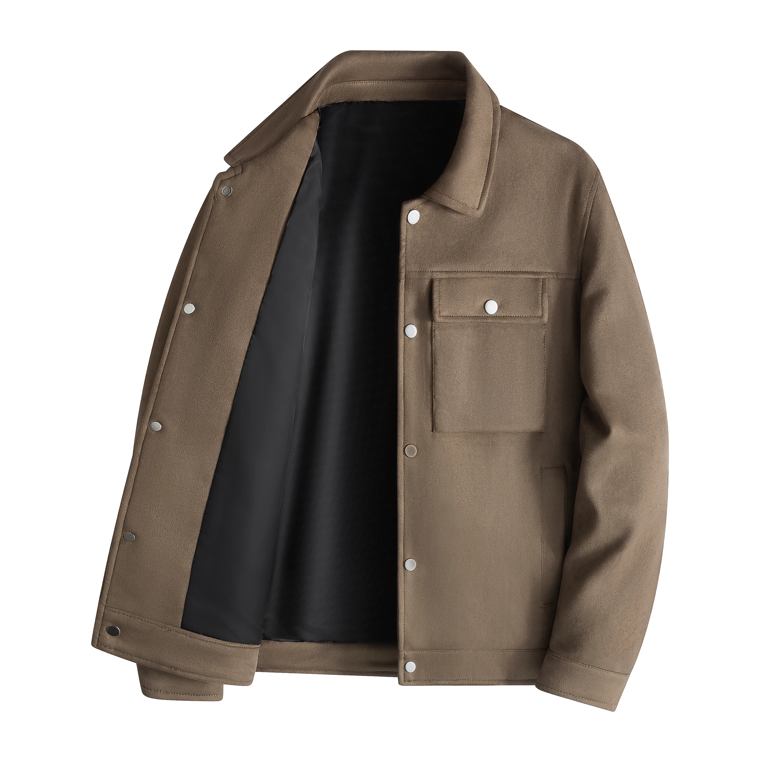 Casual Suede Jaet for Men Flip Collar Youthful Sle Spring Autumn Busin Casual Outerwear HE Brand Pure E-commerce
Casual Suede Jaet for Men Flip Collar Youthful Sle Spring Autumn Busin Casual Outerwear HE Brand Pure E-commerce