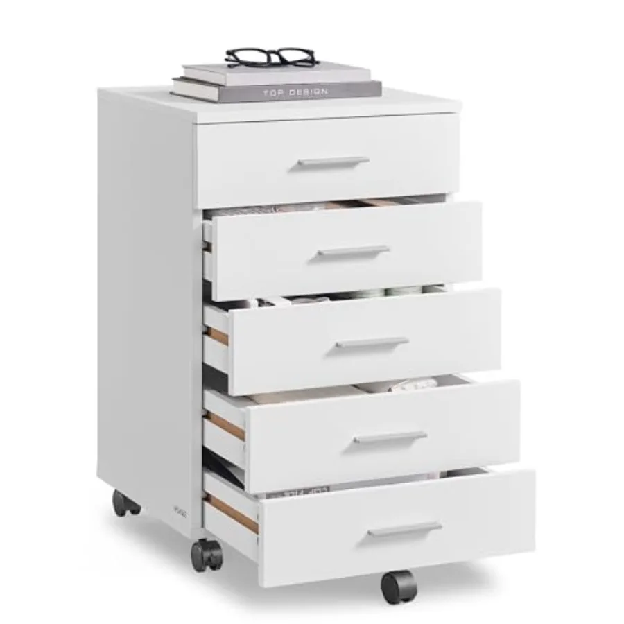 File Cabinet Mobile Pedestal Filing Cabinet with Wheels Printer Stand with 5 Drawers Tool-Free Sliding Rails for Study Home Off
File Cabinet Mobile Pedestal Filing Cabinet with Wheels Printer Stand with 5 Drawers Tool-Free Sliding Rails for Study Home Off