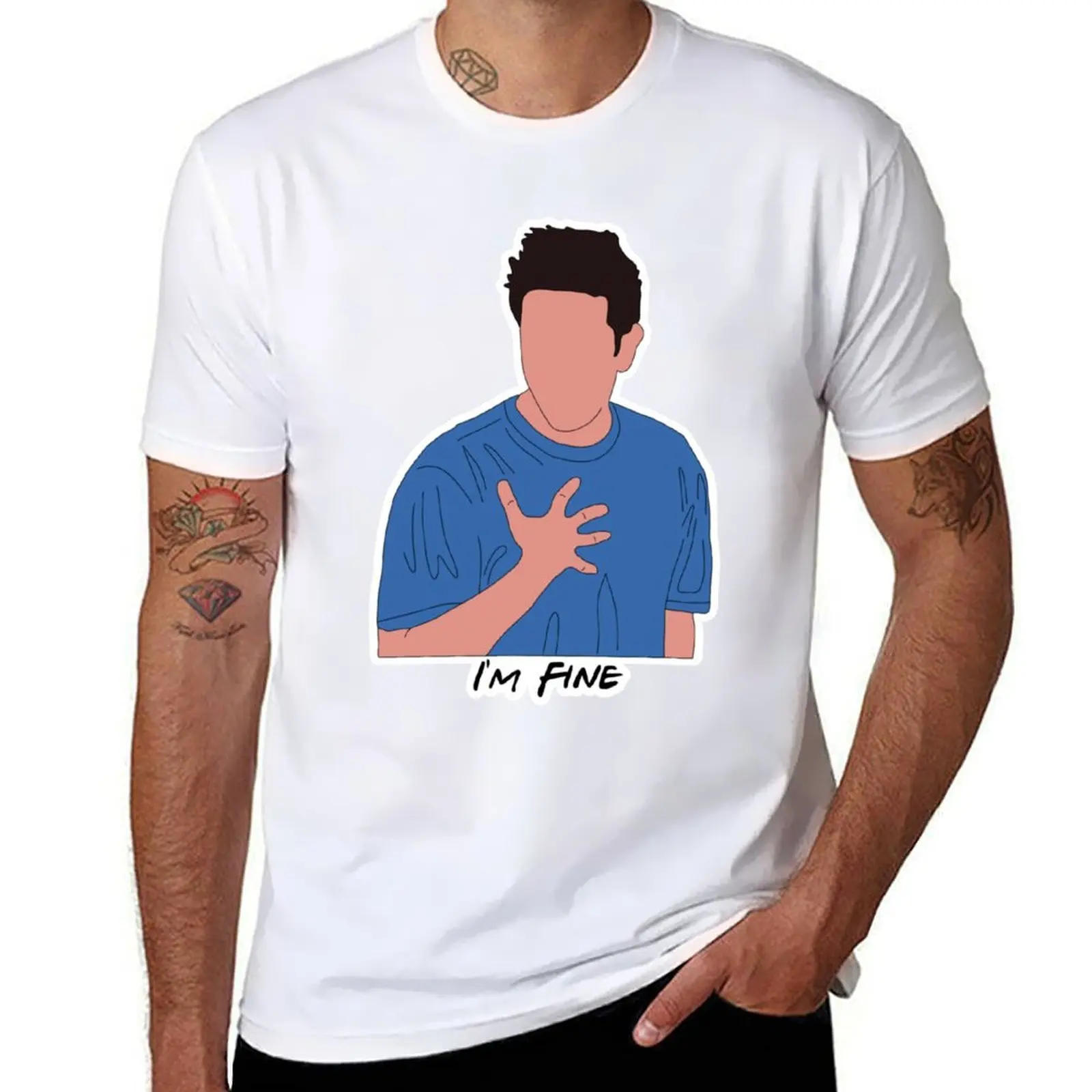 Fine Geller Ross I'm T-Shirt Thanksgiving Casual Tee
Fine Geller Ross I'm T-Shirt Thanksgiving Casual Tee