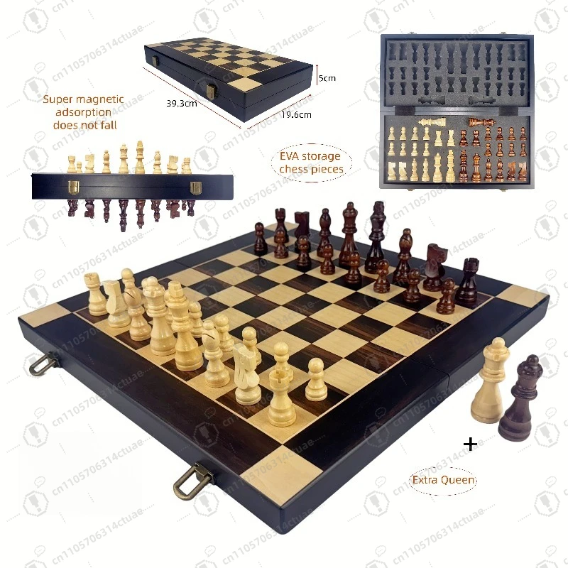 Деревянные магнитные шахматы премиум-класса — 15-дюймовая портативная складная доска для игр дома, путешествий и на открытом воздухе
Деревянные магнитные шахматы премиум-класса — 15-дюймовая портативная складная доска для игр дома, путешествий и на открытом воздухе