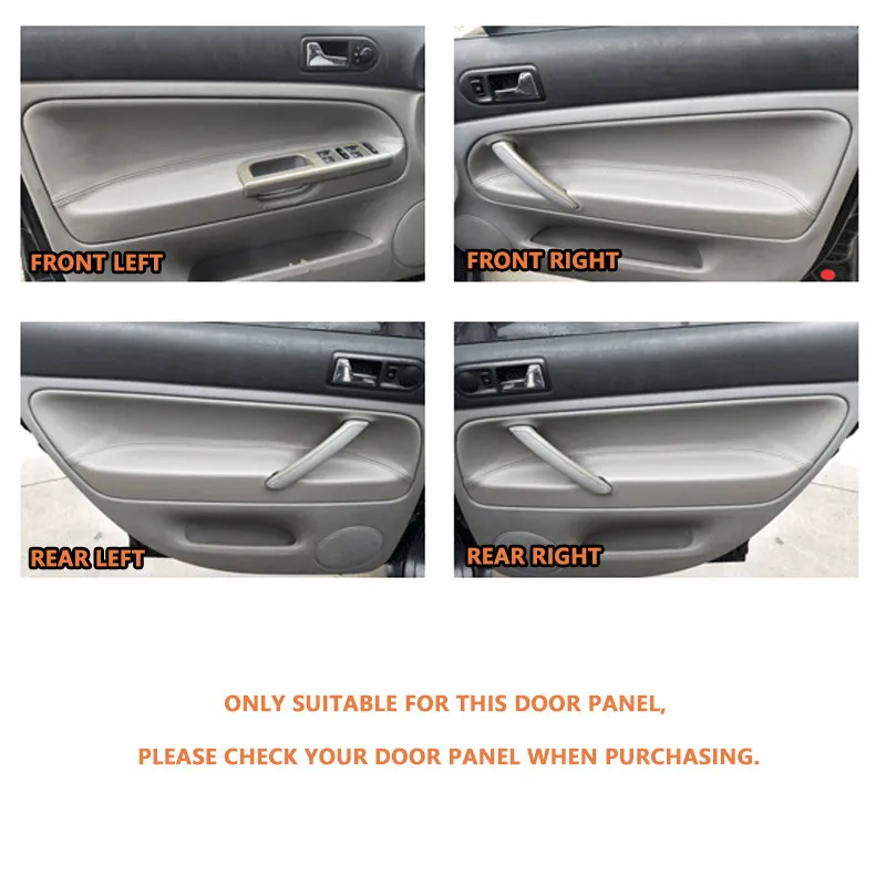 For VW Passat B5 1998-2005 Car Interior Door Handle Armrest Panel Cover Accessories Trim Black Microfiber Leather
For VW Passat B5 1998-2005 Car Interior Door Handle Armrest Panel Cover Accessories Trim Black Microfiber Leather
