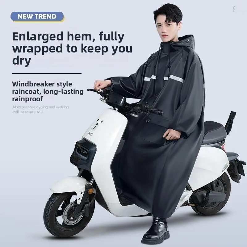 Adult Long Full Body Raincoat Men's Style New Type Outdoor Wearable Rain Gear Vehicle Separation Delivery Rider
Adult Long Full Body Raincoat Men's Style New Type Outdoor Wearable Rain Gear Vehicle Separation Delivery Rider