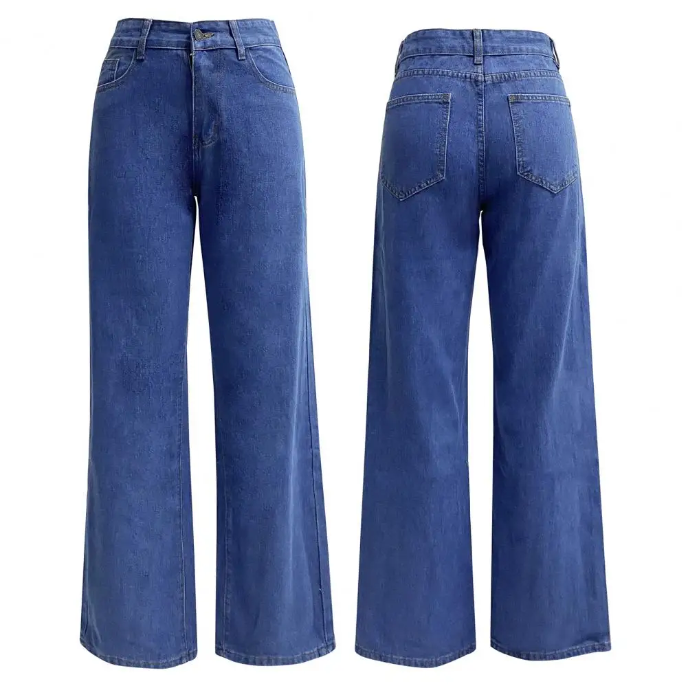 Women High-waist Jeans High Waist Wide Leg Women's Jeans with Retro Straight Pockets Slim Fit Full Length Denim Pants in for A
Women High-waist Jeans High Waist Wide Leg Women's Jeans with Retro Straight Pockets Slim Fit Full Length Denim Pants in for A