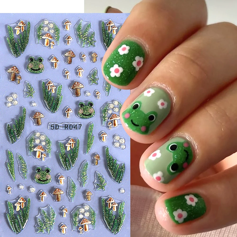 5D тисненая вспышка лягушка наклейка для дизайна ногтей клейкие грибы цветок осень зима наклейки для ногтей маникюр украшения принадлежности для ногтей
5D тисненая вспышка лягушка наклейка для дизайна ногтей клейкие грибы цветок осень зима наклейки для ногтей маникюр украшения принадлежности для ногтей