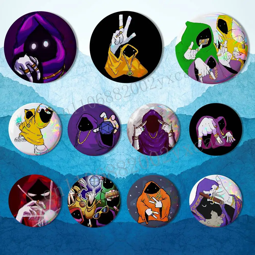 Purple Wizard FNF Badges Badges On Backpack Jacket Cartoon Round Brooches Acrylic Button Pins Collection Gifts
Purple Wizard FNF Badges Badges On Backpack Jacket Cartoon Round Brooches Acrylic Button Pins Collection Gifts