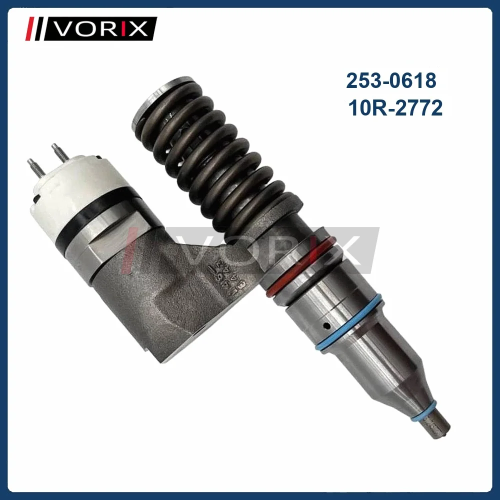 253-0618 2530618 10R-2772 10R2772 Fuel Injector for Caterpillar CAT C15/C18/C32
253-0618 2530618 10R-2772 10R2772 Fuel Injector for Caterpillar CAT C15/C18/C32