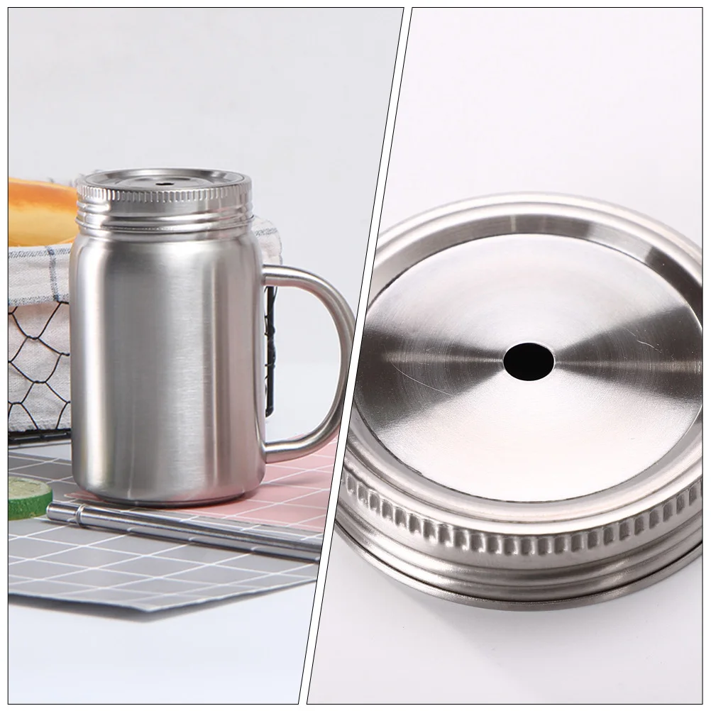 2 Pcs Stainless Steel Jars Rust Proof Shatter Proof Cups Lids Straws Portable Travel Tumblers for School Office Home Bar
2 Pcs Stainless Steel Jars Rust Proof Shatter Proof Cups Lids Straws Portable Travel Tumblers for School Office Home Bar