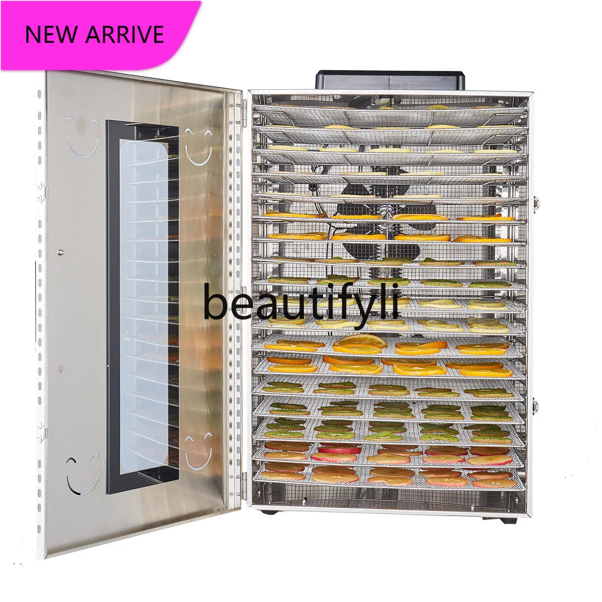 Сушилка для пищевых продуктов A601, для фруктов, овощей, сыпучих продуктов, колбас, 18-22 слоя
Сушилка для пищевых продуктов A601, для фруктов, овощей, сыпучих продуктов, колбас, 18-22 слоя