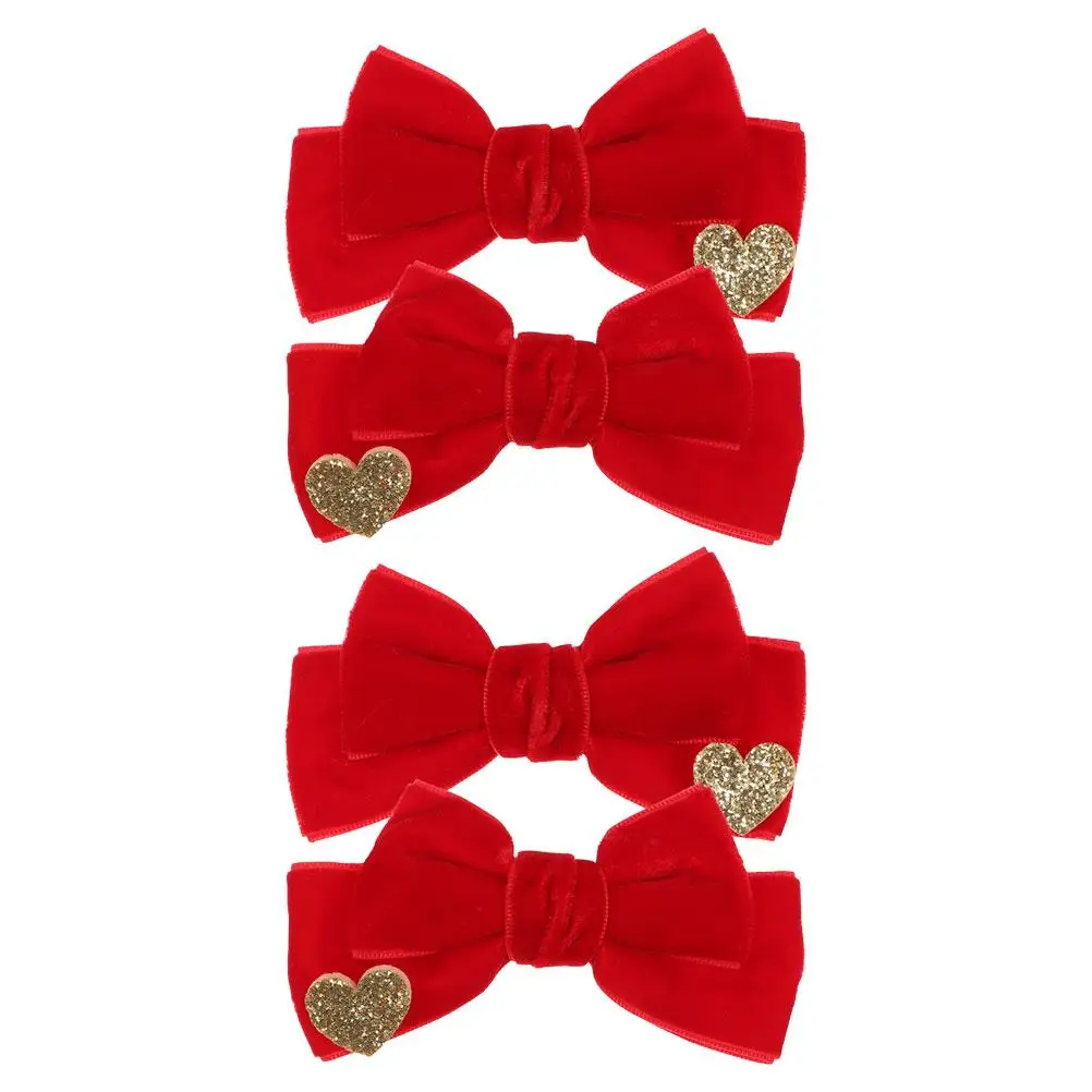 4pcs Elegant Velvet Bow Hair Clips Girls Bow Clips for Festive Events Parties Girls Hair Bows Clips Stylish Hair Accessories
4pcs Elegant Velvet Bow Hair Clips Girls Bow Clips for Festive Events Parties Girls Hair Bows Clips Stylish Hair Accessories