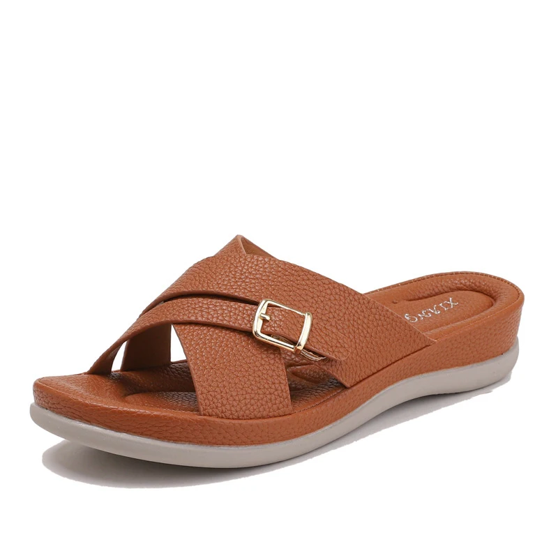 Women's summer new style wedge sandals for outdoor wear, thick-soled, lightweight, comfortable with a soft feel, large size,
Women's summer new style wedge sandals for outdoor wear, thick-soled, lightweight, comfortable with a soft feel, large size,