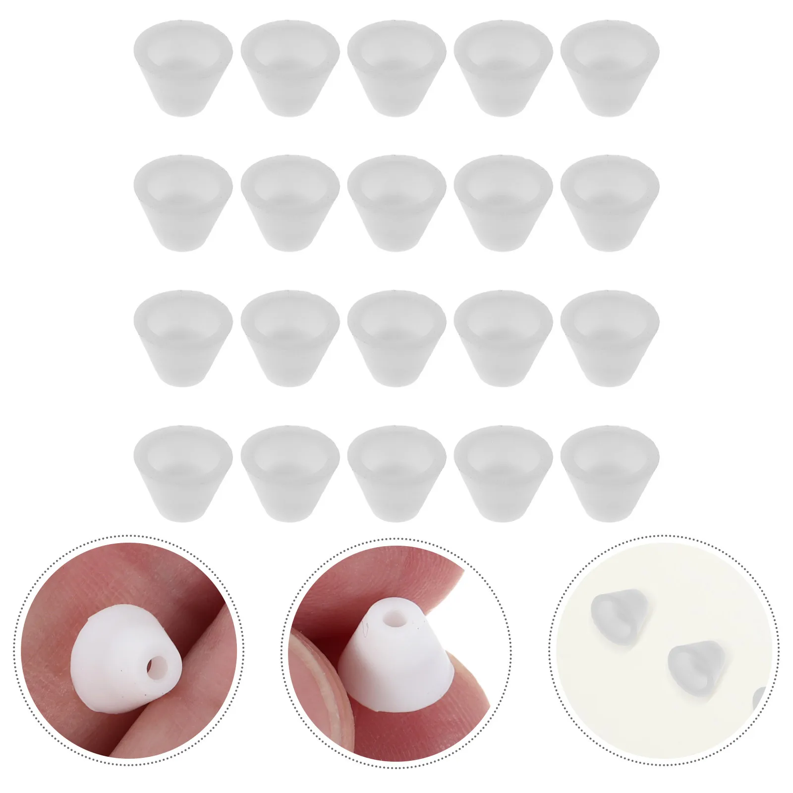 20Pcs Drill Nail Dust Collector Silicone Dustproof Caps Nail Drill Bits Covers Manicure Salon Dust Control Protectors
20Pcs Drill Nail Dust Collector Silicone Dustproof Caps Nail Drill Bits Covers Manicure Salon Dust Control Protectors