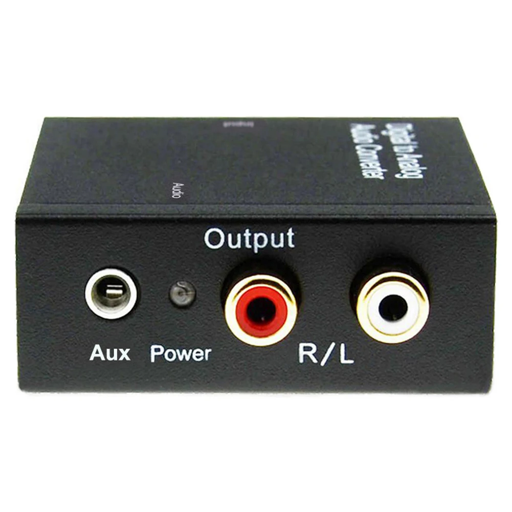 Digital to Analog Audio Converter Package Includes Optical and Coaxial Cables 3 5mm Adapter for Enhanced Audio Experience
Digital to Analog Audio Converter Package Includes Optical and Coaxial Cables 3 5mm Adapter for Enhanced Audio Experience