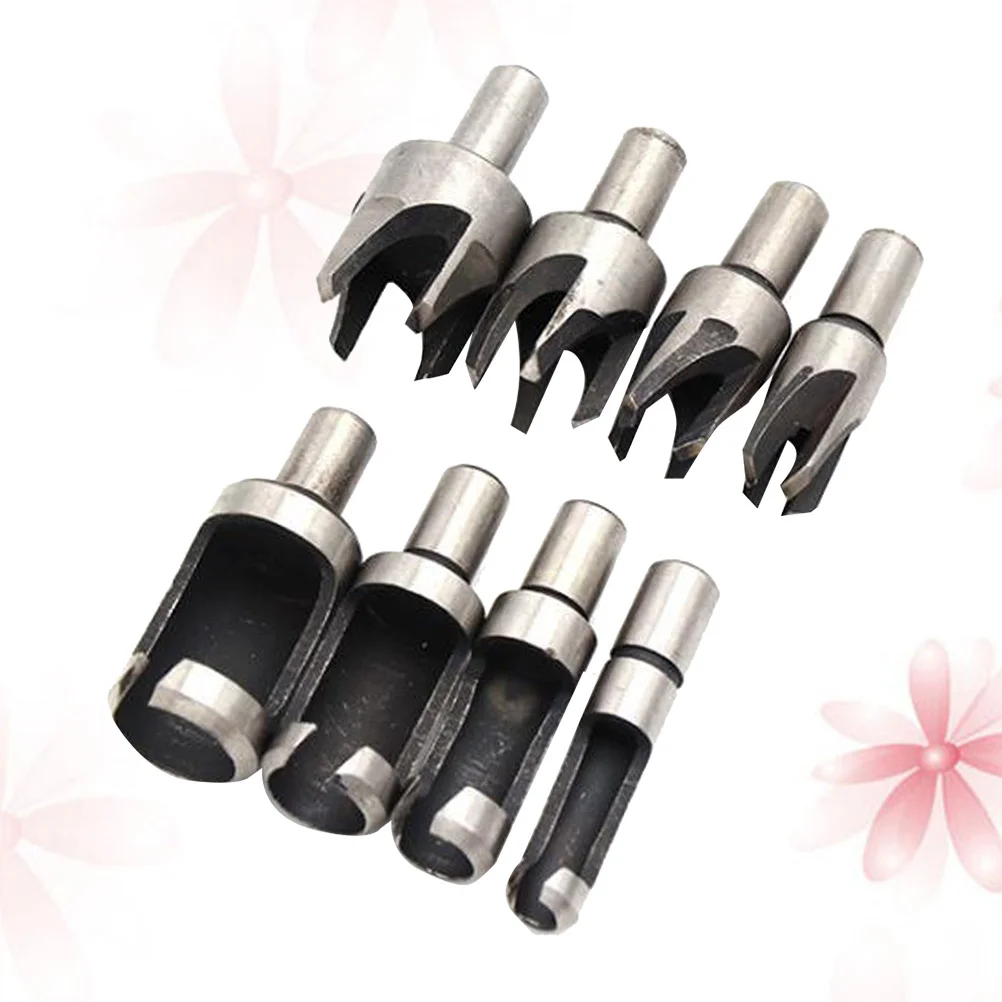 8Pcs Wood Plug Cutters Carbon Steel Hardened Tapered Cutter Set for Bench Drill Electric Hand Drill Wooden Hole Filler Tools
8Pcs Wood Plug Cutters Carbon Steel Hardened Tapered Cutter Set for Bench Drill Electric Hand Drill Wooden Hole Filler Tools