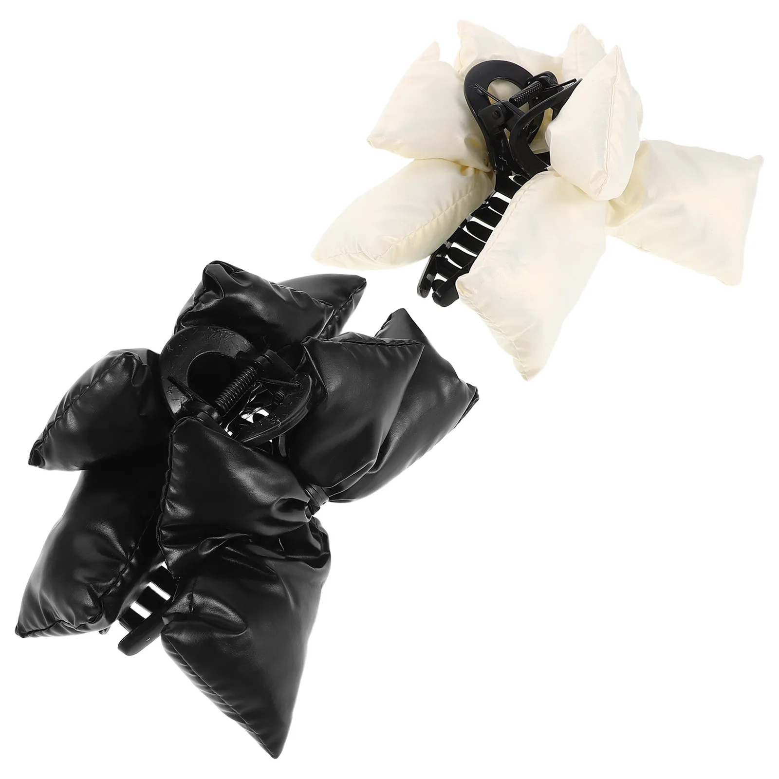 2Pcs 3D Bowknot Claw Clips Stylish Hair Accessories for Women Girls Black White Versatile Styling Grip Portable Convenience
2Pcs 3D Bowknot Claw Clips Stylish Hair Accessories for Women Girls Black White Versatile Styling Grip Portable Convenience