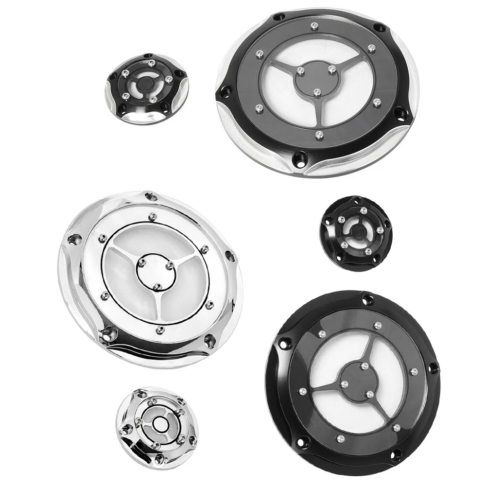 5Holes 2pcs Motorcycle Derby Timer Clutch Timing Covers Fit for Harley FLHTCU Ultra Classic Electra Glide 1999-2013
5Holes 2pcs Motorcycle Derby Timer Clutch Timing Covers Fit for Harley FLHTCU Ultra Classic Electra Glide 1999-2013