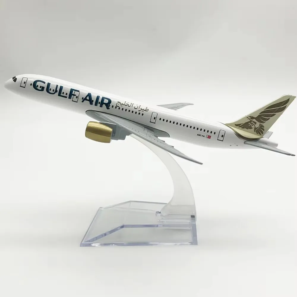 16cm Gulf Air B787 Metal Aircraft Model 1:400 Simulated Passenger Aircraft Toy Alloy Die-cast Solid Static Ornament Aircraft
16cm Gulf Air B787 Metal Aircraft Model 1:400 Simulated Passenger Aircraft Toy Alloy Die-cast Solid Static Ornament Aircraft