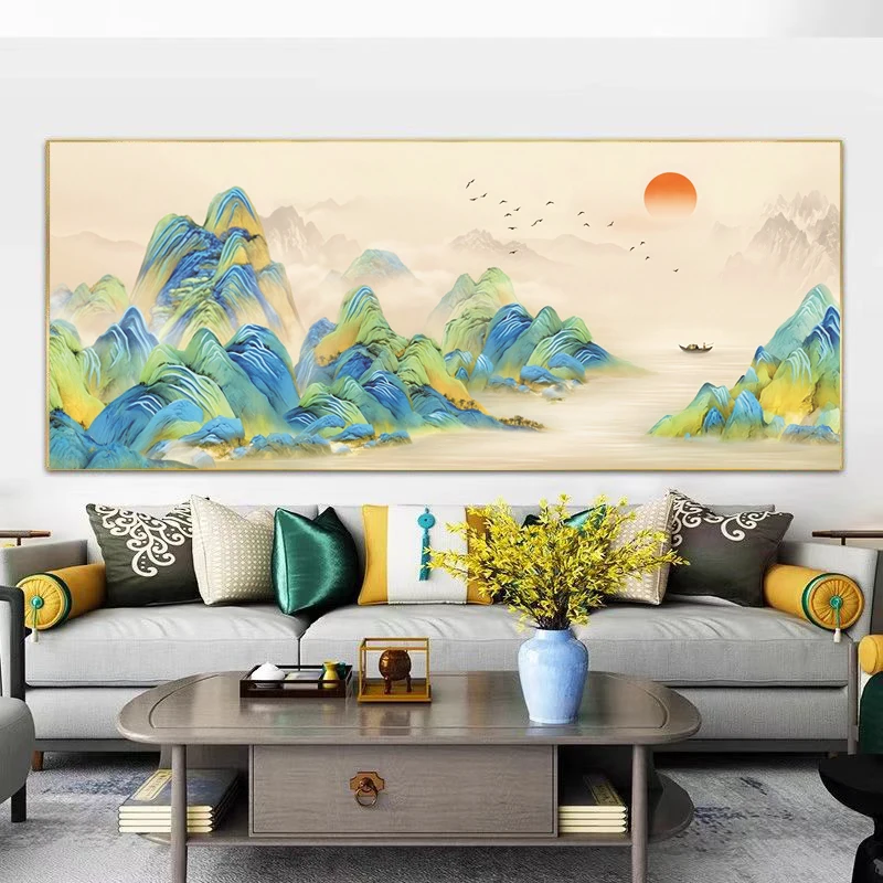 New Version Cross Stitch Landscape Painting 2025 New Chinese Style Mountain View 40 Colors for Living Room Office Decor
New Version Cross Stitch Landscape Painting 2025 New Chinese Style Mountain View 40 Colors for Living Room Office Decor