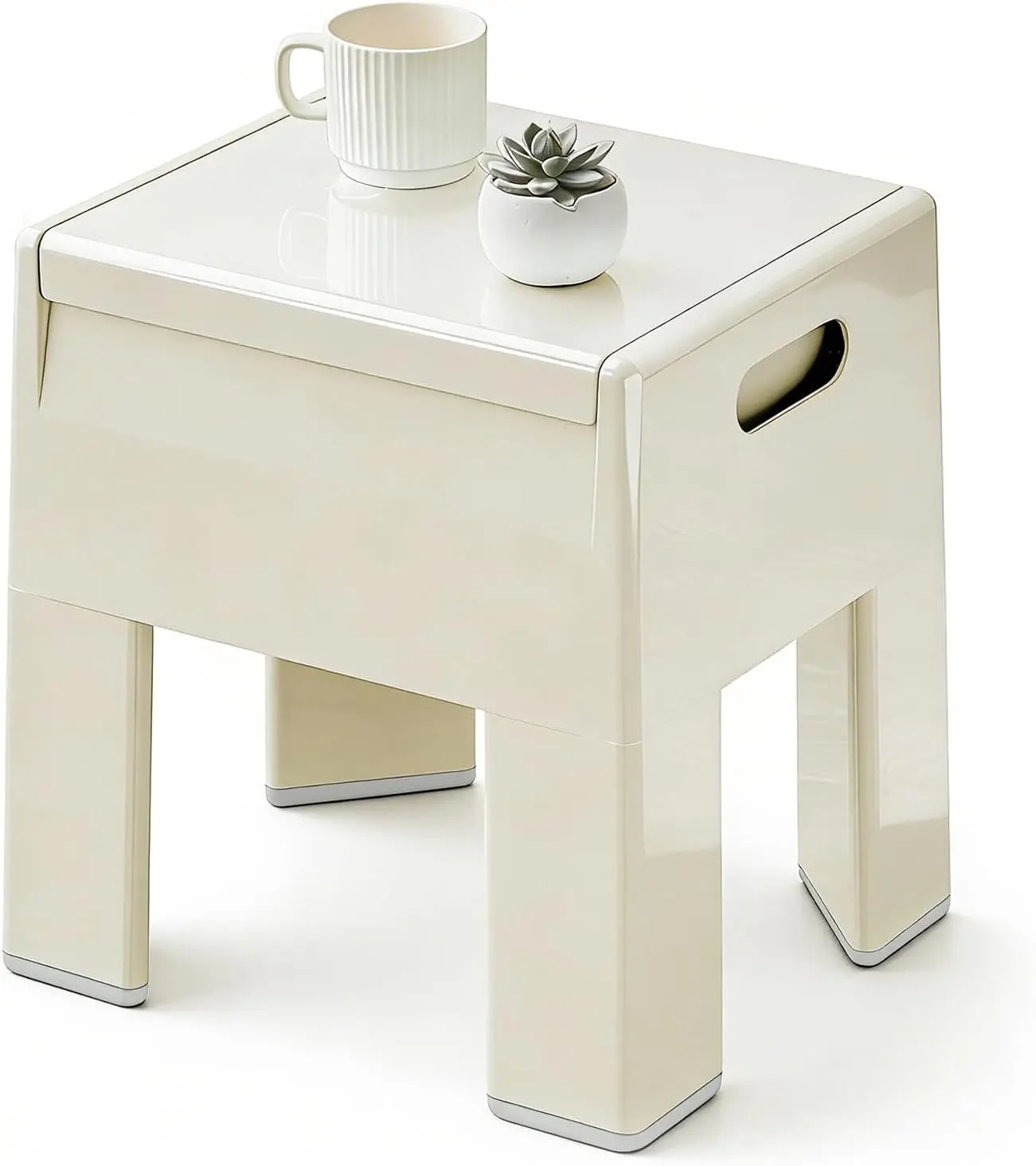 Nightstand Bedside With Storage Space, Multifunctional Colorful Plastic End Table Small Side Table For Bedroom, Dorm And Small S
Nightstand Bedside With Storage Space, Multifunctional Colorful Plastic End Table Small Side Table For Bedroom, Dorm And Small S