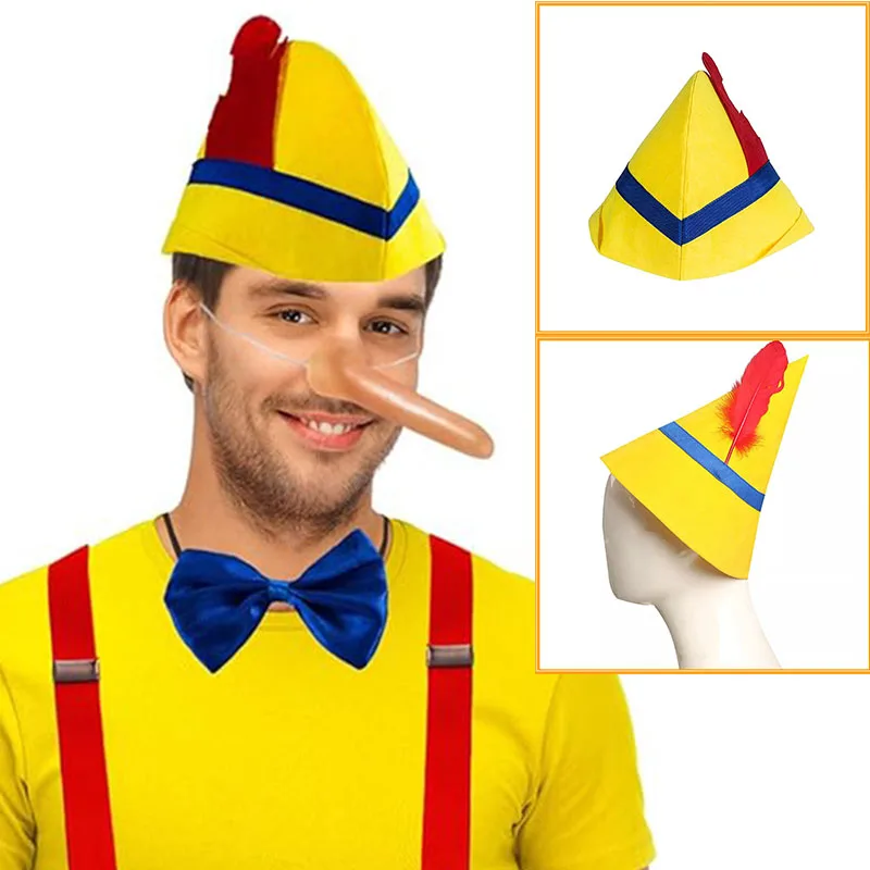 New Adult Pino Cosplay Cchio Cap Hat Movie Costume Accessories Prop For Men Women Fancy Disguise Heawear Halloween Carnival Caps
New Adult Pino Cosplay Cchio Cap Hat Movie Costume Accessories Prop For Men Women Fancy Disguise Heawear Halloween Carnival Caps