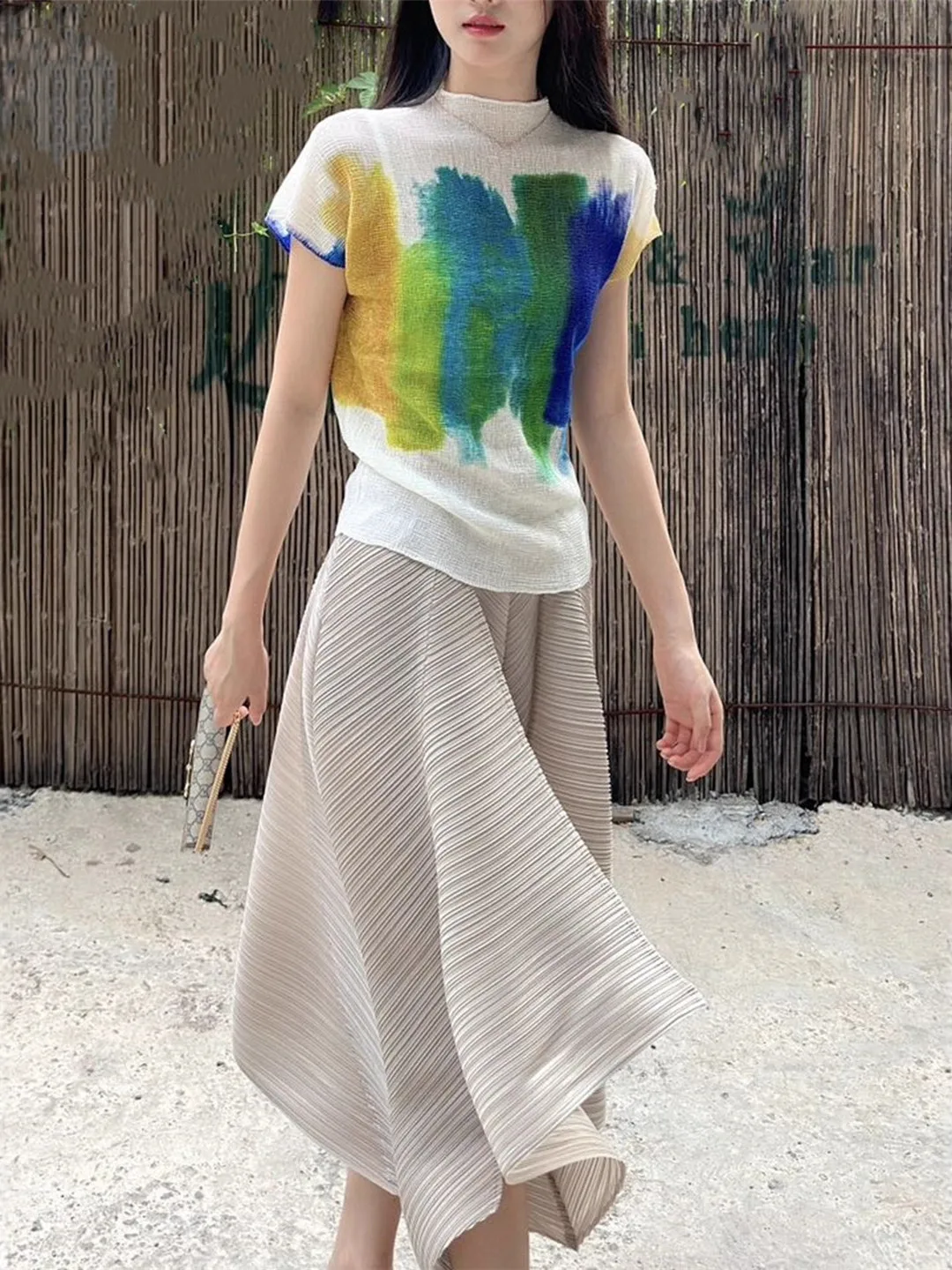 Women's Pleated Wide Leg Pants Spring Autumn New Fashion Loose Slimming Long Sleeve High Waist Polyester Fiber Commute Style
Women's Pleated Wide Leg Pants Spring Autumn New Fashion Loose Slimming Long Sleeve High Waist Polyester Fiber Commute Style
