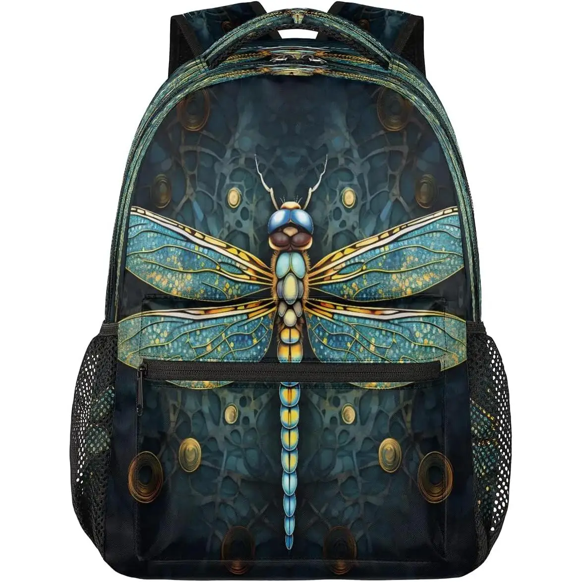 Backpack Animal Ethnic Dragonfly Waterproof Lightweight Travel Back Pack Adjustable Casual Rucksack For Men Women Daypack Fits
Backpack Animal Ethnic Dragonfly Waterproof Lightweight Travel Back Pack Adjustable Casual Rucksack For Men Women Daypack Fits