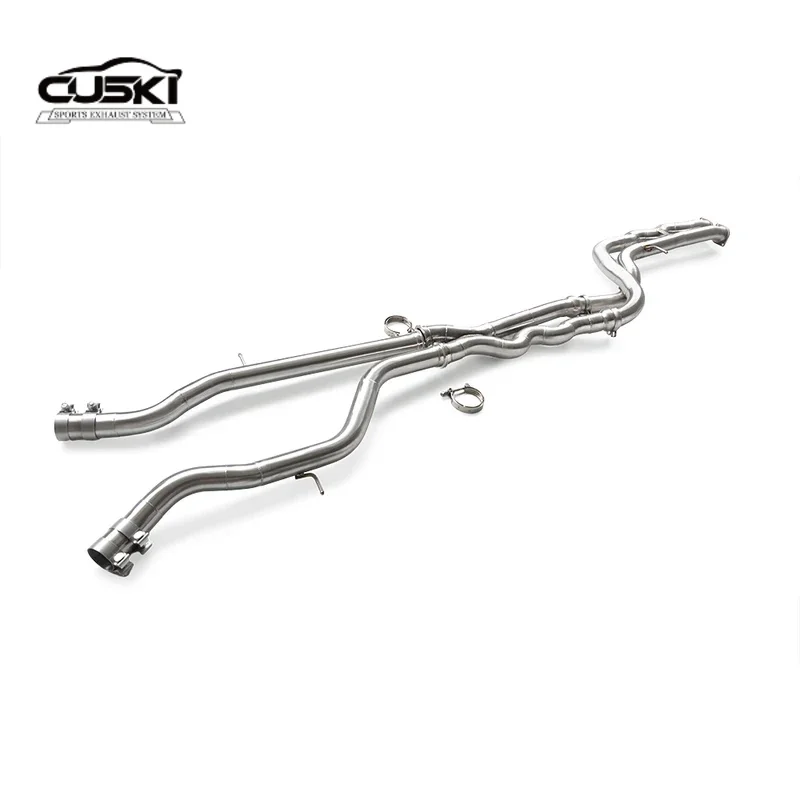 Pertains to BMW M3 M4 F80 F82 F83 S55 3.0T 2014-2019 equal length middle pipe stainless steel Automotive Exhaust Modification
Pertains to BMW M3 M4 F80 F82 F83 S55 3.0T 2014-2019 equal length middle pipe stainless steel Automotive Exhaust Modification