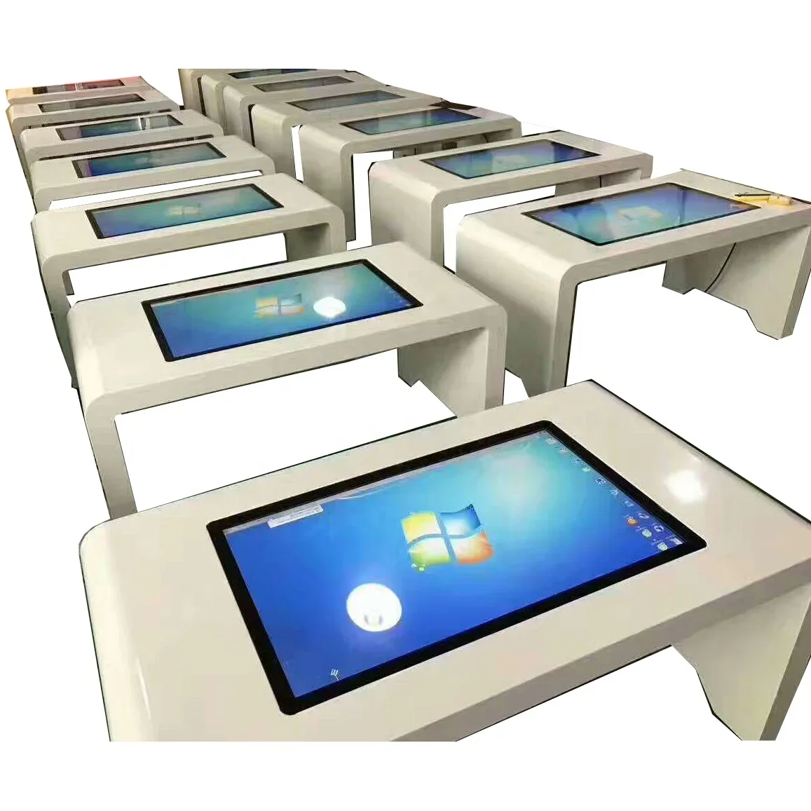 4K Interactive Whiteboard Touch Screen Table Indoor Advertising Kiosks with HD Video Playback
4K Interactive Whiteboard Touch Screen Table Indoor Advertising Kiosks with HD Video Playback