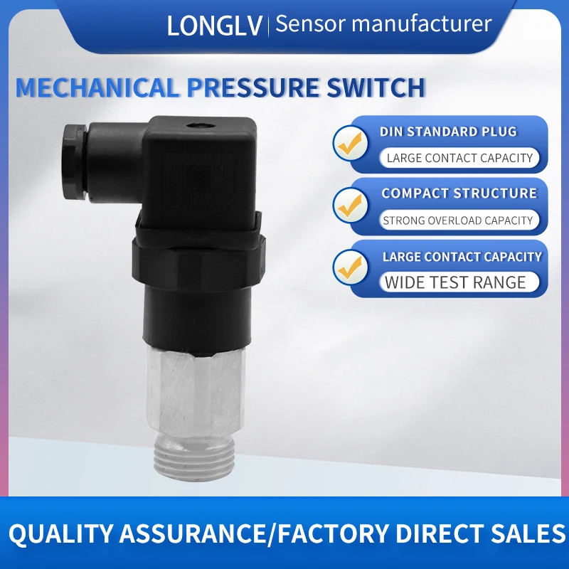 LONGLV LL-S700 Mechanical pressure switch hydraulic pressure hydraulic pressure pneumatic water pressure switch
LONGLV LL-S700 Mechanical pressure switch hydraulic pressure hydraulic pressure pneumatic water pressure switch