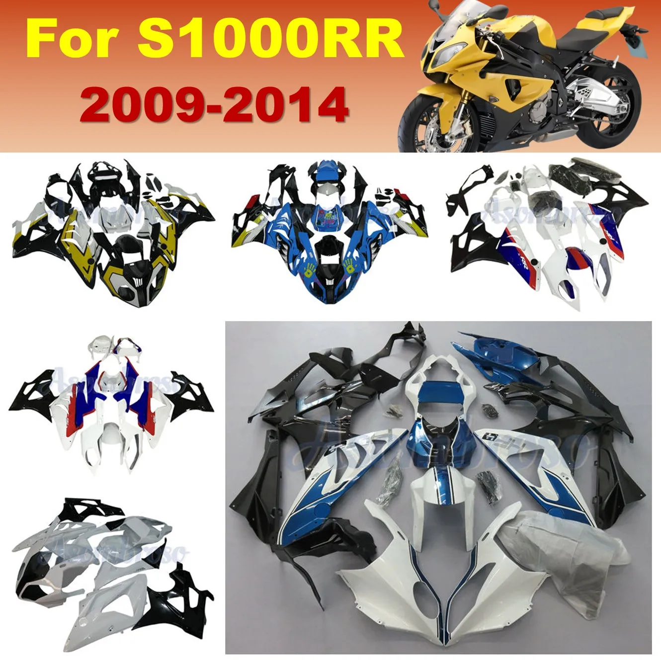 S1000RR 2009 2014 Rebuilding Motocycle Fairing Kit For BMW S1000 RR 2010 2011 2012 2013 Custom Accessories Fairings
S1000RR 2009 2014 Rebuilding Motocycle Fairing Kit For BMW S1000 RR 2010 2011 2012 2013 Custom Accessories Fairings