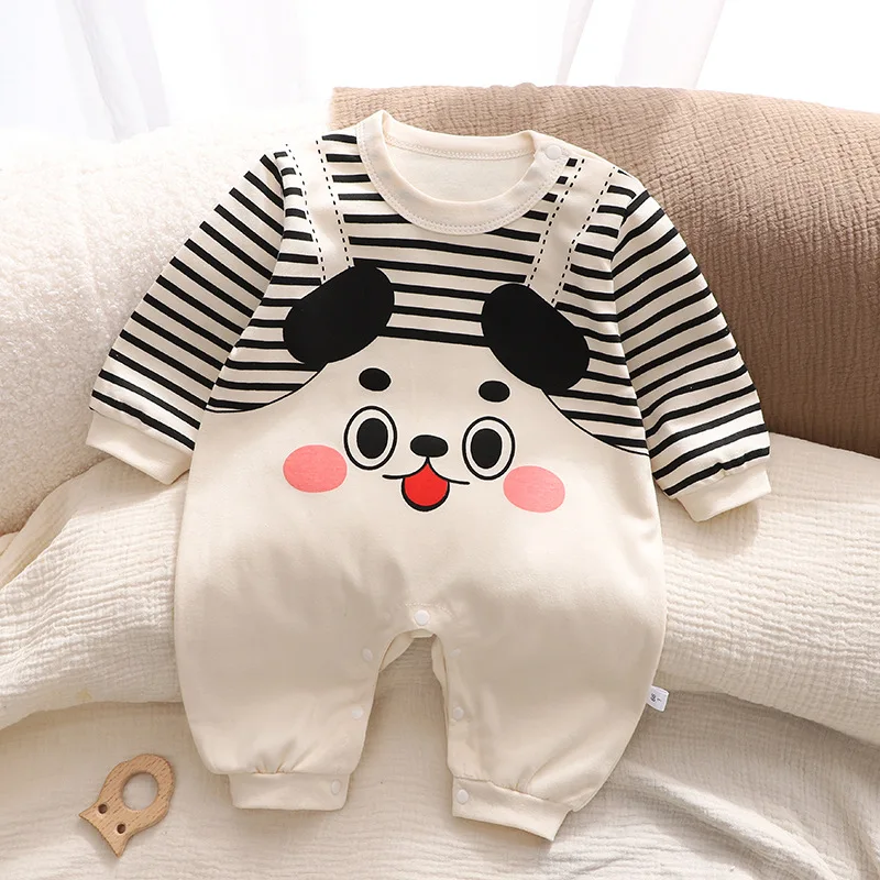 Newborn Baby Boy spring Romper cotton Long Sleeve cartoon Jumpsuit Casual Toddlers Clothes
Newborn Baby Boy spring Romper cotton Long Sleeve cartoon Jumpsuit Casual Toddlers Clothes