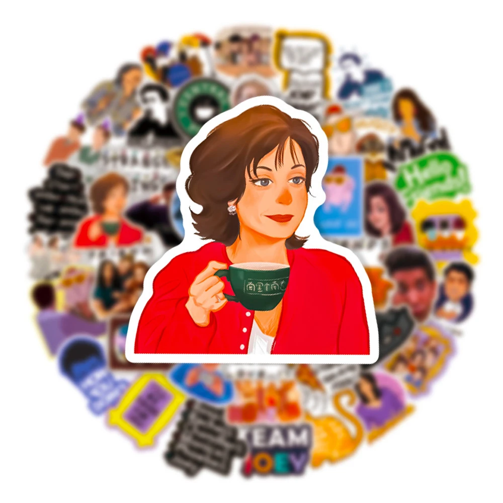 10/30/50pcs American TV Series Friends Stickers Funny Cartoon Decals Decoration Suitcase Guitar Phone Fridge Sticker Wholesale
10/30/50pcs American TV Series Friends Stickers Funny Cartoon Decals Decoration Suitcase Guitar Phone Fridge Sticker Wholesale