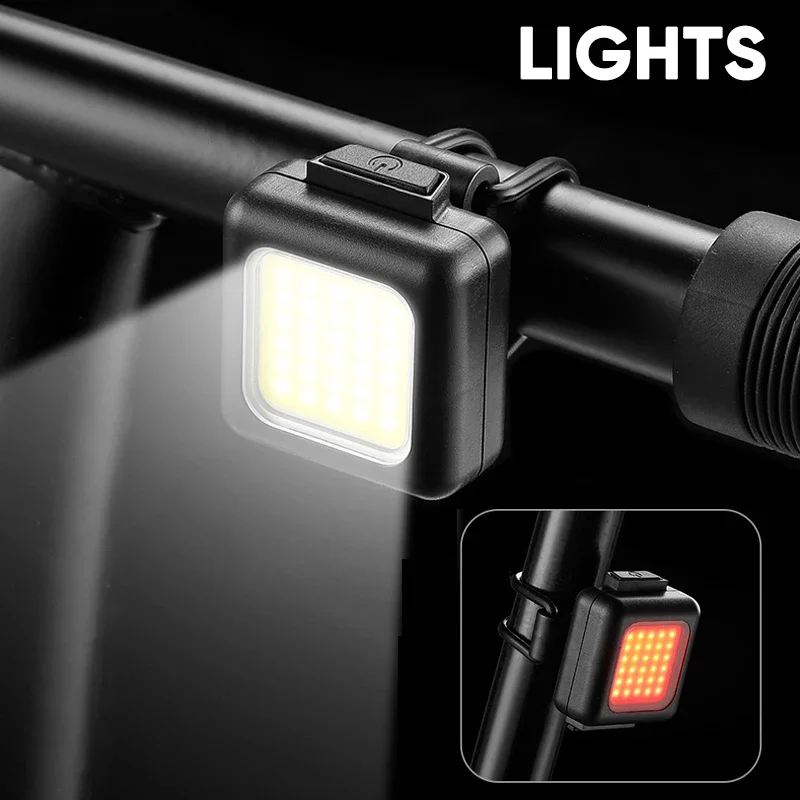 Rechargeable Bike Lights Front and Rear COB Lamp Light Set USB Recharged Headlight MTB Tail Lights
Rechargeable Bike Lights Front and Rear COB Lamp Light Set USB Recharged Headlight MTB Tail Lights