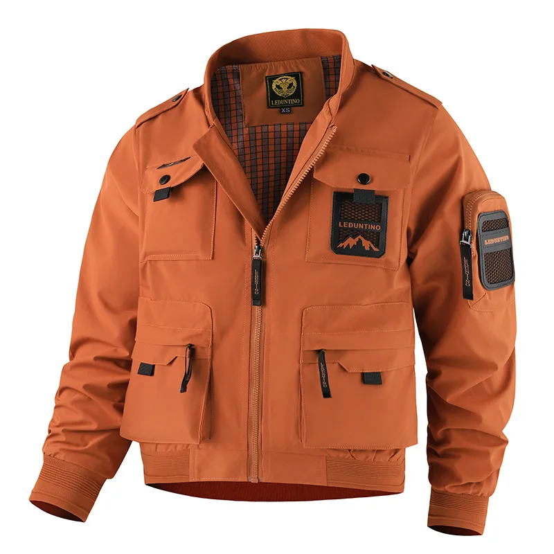 New Fashion Men Multi Pockets Bomber Jackets Quality Male Outwear Cargo Coats Baseball Jackets Waterproof Assault Suit Workwear
New Fashion Men Multi Pockets Bomber Jackets Quality Male Outwear Cargo Coats Baseball Jackets Waterproof Assault Suit Workwear