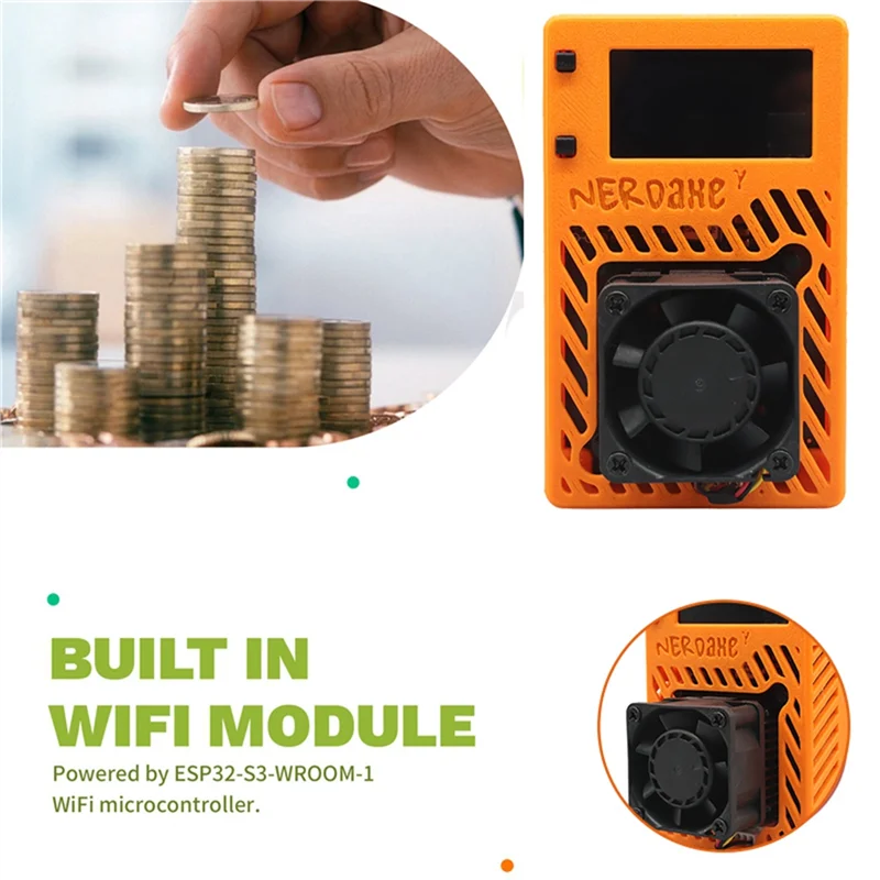 Well Made-Bitaxe Gamma 601 Nerdaxe 1200GH/S 18W BTC Solo Miner Color T-Display S3 BM1370 Asic Chip From Antminer S21 Pro UK PLUG
Well Made-Bitaxe Gamma 601 Nerdaxe 1200GH/S 18W BTC Solo Miner Color T-Display S3 BM1370 Asic Chip From Antminer S21 Pro UK PLUG