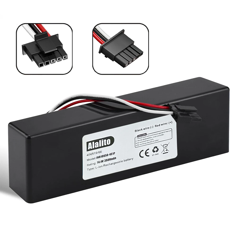 6800mAh 14.4V Replacement Battery for Xiaomi Mop 2S / Mop P/Mop Pro, for Xiaomi Mijia STYTJ02YM/XMSTJQR2S robotic vacuum cleaner
6800mAh 14.4V Replacement Battery for Xiaomi Mop 2S / Mop P/Mop Pro, for Xiaomi Mijia STYTJ02YM/XMSTJQR2S robotic vacuum cleaner