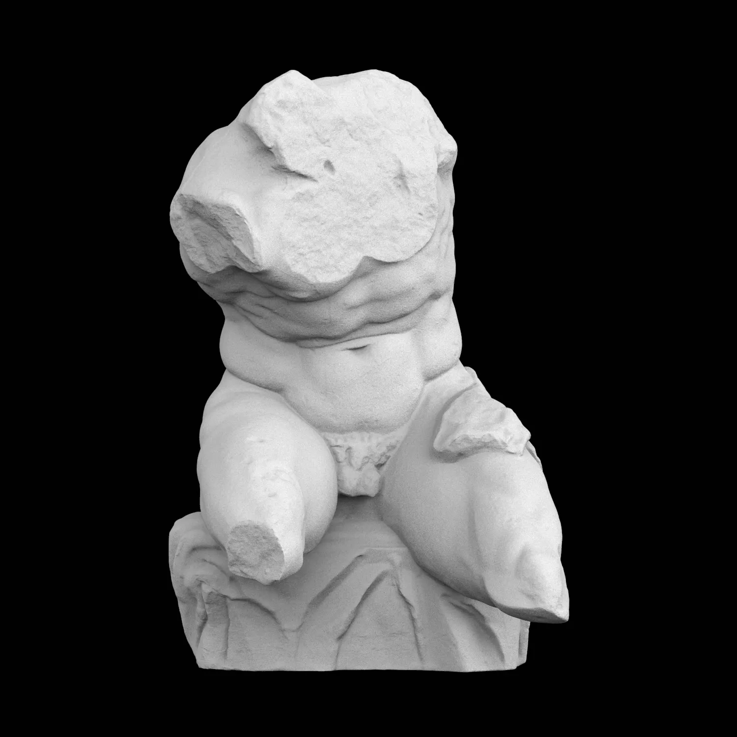 "Belvedere was a torso" , 3D printed resin material, hand-painted, plaster-like texture decoration (ships within 10 days)
"Belvedere was a torso" , 3D printed resin material, hand-painted, plaster-like texture decoration (ships within 10 days)