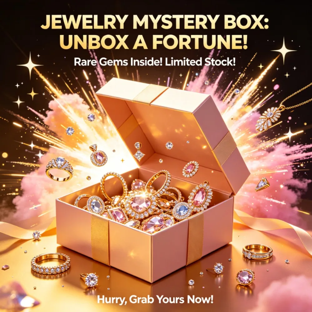 Unbeatable Value Jewellery Blind Box Random Gold Plated Zircon Necklace Ring Every Box Contains Valuable Accessories Surprise
Unbeatable Value Jewellery Blind Box Random Gold Plated Zircon Necklace Ring Every Box Contains Valuable Accessories Surprise