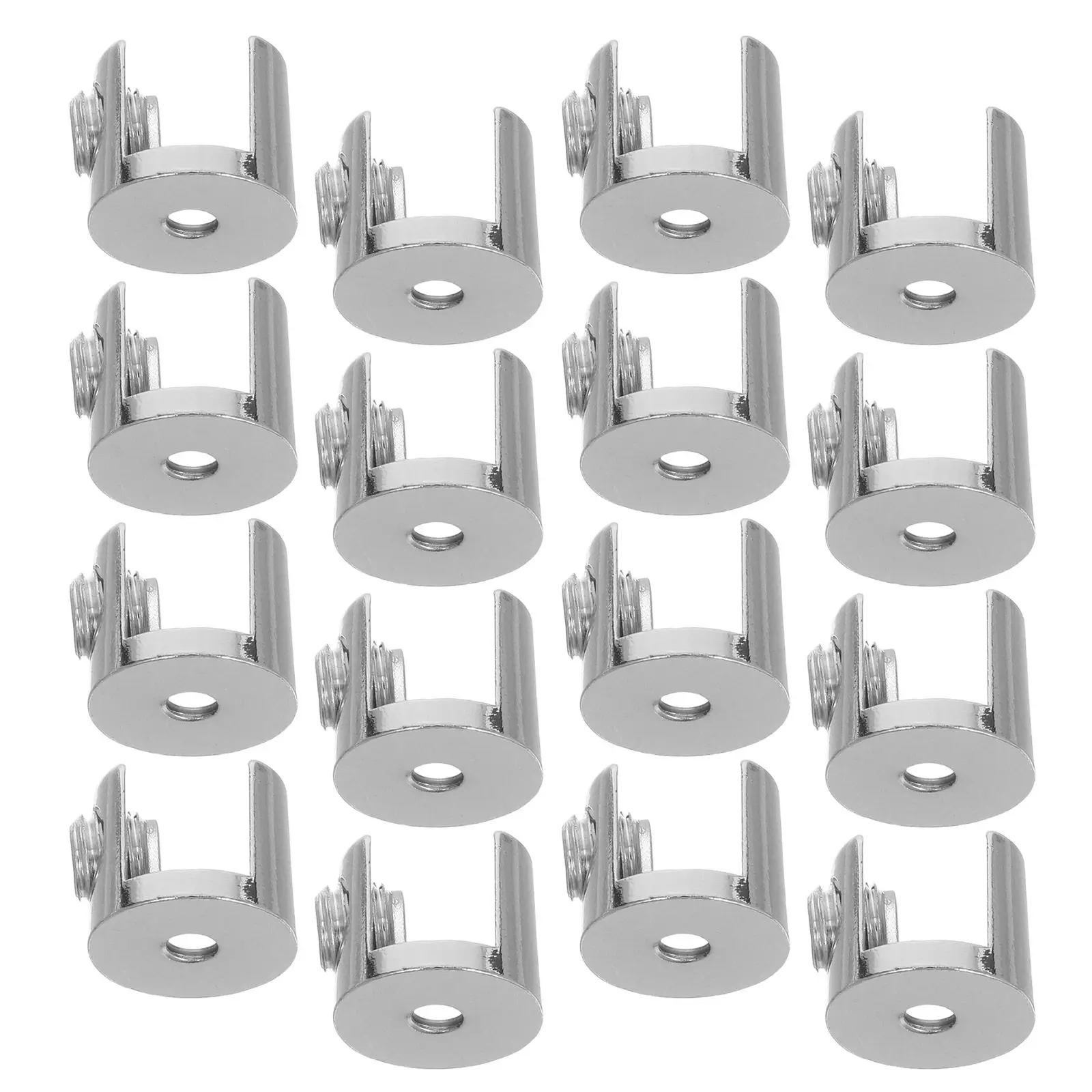 16Pcs Stable Zinc Alloy Glass Shelf Bracket Clamp for Bathroom Kitchen Glass Panel Fixing Shower Enclosure Support Clips
16Pcs Stable Zinc Alloy Glass Shelf Bracket Clamp for Bathroom Kitchen Glass Panel Fixing Shower Enclosure Support Clips