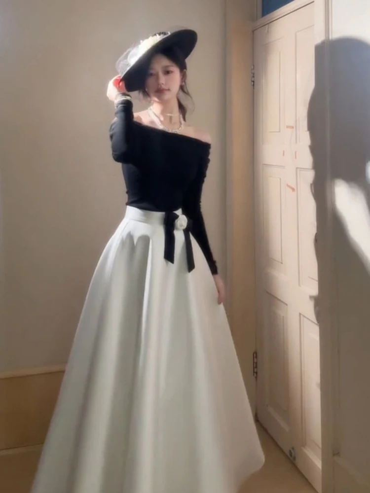 Женский вязаный топ на одно плечо и юбка с высокой талией, повседневный зимний комплект Faion Gentle Sle, обычная длина све
Женский вязаный топ на одно плечо и юбка с высокой талией, повседневный зимний комплект Faion Gentle Sle, обычная длина све