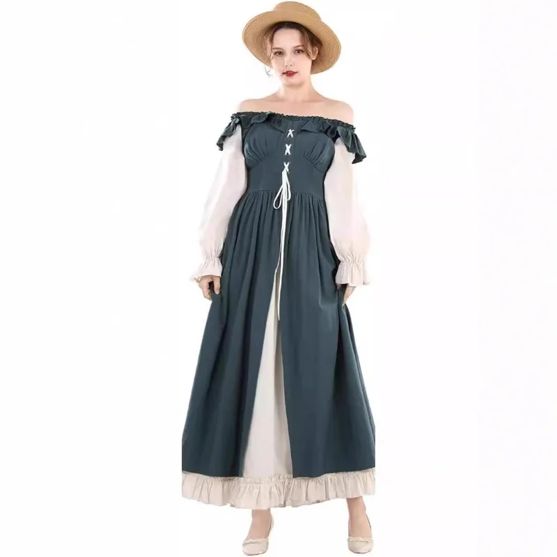 Women Halloween Carnival Costume Dress Up Fairy Ireland Cosplay Vintage Victorian Vestido Medieval Renaissance Bandage Dresses
Women Halloween Carnival Costume Dress Up Fairy Ireland Cosplay Vintage Victorian Vestido Medieval Renaissance Bandage Dresses