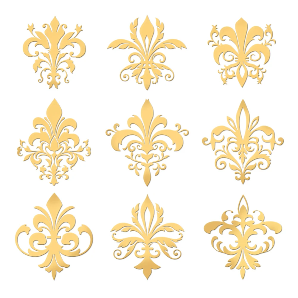 1set Decoration Stickers Metal Resin Filler Resin UV Resin Craft Filling Material Golden Floral 40x40mm 9pcs/set
1set Decoration Stickers Metal Resin Filler Resin UV Resin Craft Filling Material Golden Floral 40x40mm 9pcs/set
