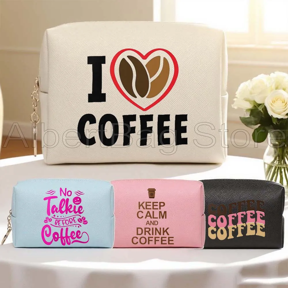 Funny Cat Tea Coffee Lover Gifts PU Leather Travel Cosmetic Bag Women Girl Makeup Case Waterproof Toiletry Organizer Storage Bag
Funny Cat Tea Coffee Lover Gifts PU Leather Travel Cosmetic Bag Women Girl Makeup Case Waterproof Toiletry Organizer Storage Bag