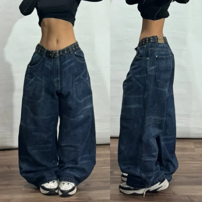 Streetwear New Fashion Blue Scratch Baggy Jeans Women Y2K Harajuku Hip Hop Popular Casual Gothic High Waist Wide Leg Trousers
Streetwear New Fashion Blue Scratch Baggy Jeans Women Y2K Harajuku Hip Hop Popular Casual Gothic High Waist Wide Leg Trousers