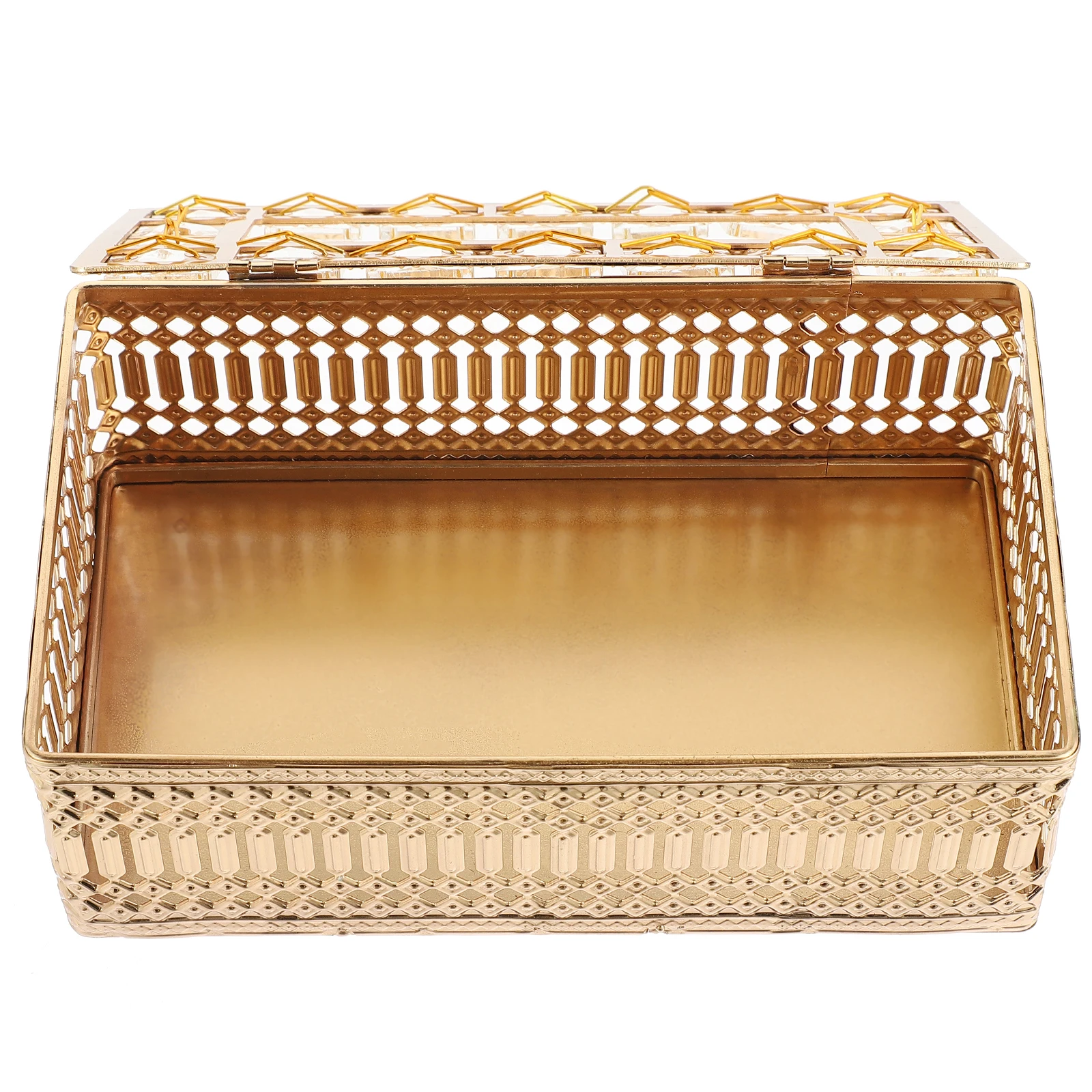 Gold Plated Crystal Tissue Box Cover Vintage Style Alloy Holder Rectangular Decorative Home Office Use Easy Clean Facial
Gold Plated Crystal Tissue Box Cover Vintage Style Alloy Holder Rectangular Decorative Home Office Use Easy Clean Facial