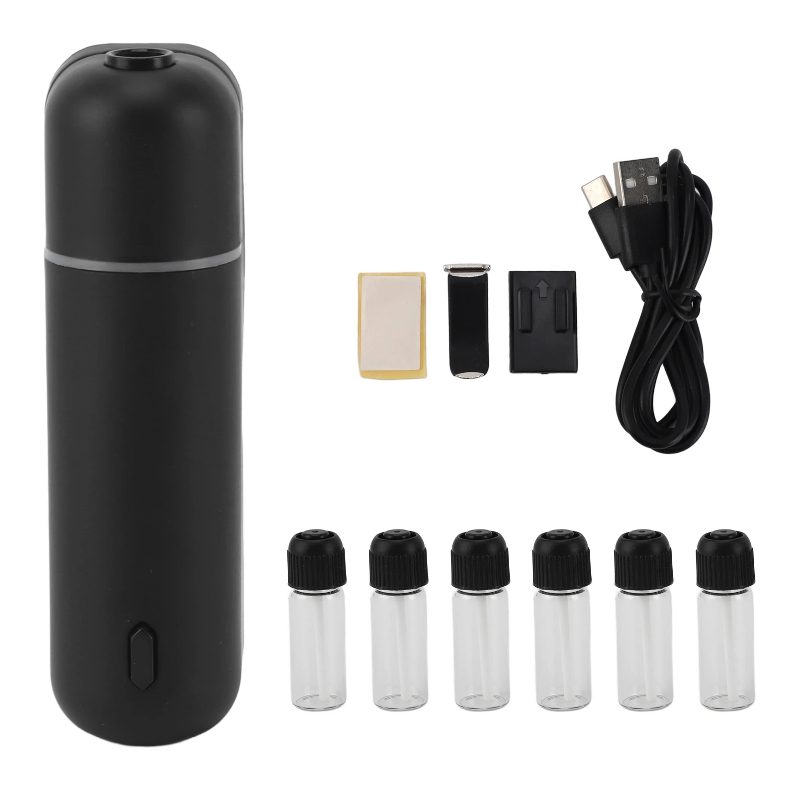 Aromatherapy Essential Oil Diffuser 5ml Portable Air Freshener Scent Air Machine with 6 Bottles for Home Hotel Office Bathroom
Aromatherapy Essential Oil Diffuser 5ml Portable Air Freshener Scent Air Machine with 6 Bottles for Home Hotel Office Bathroom