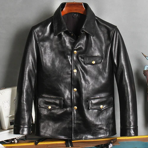 leather jacket real men clothes 2023 natural horsehide leather coat vintage autumn winter genuine leather jackets X-2012
leather jacket real men clothes 2023 natural horsehide leather coat vintage autumn winter genuine leather jackets X-2012
